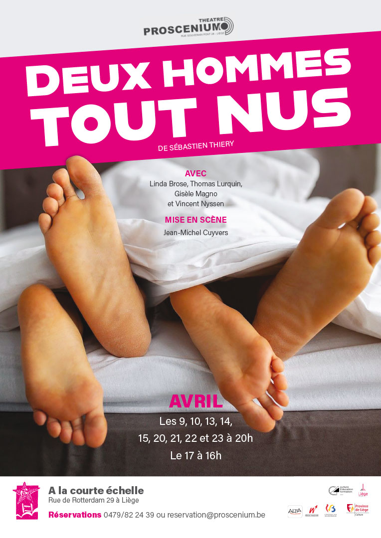 Affiche Deux hommes tout nus